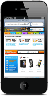 The Top Dollar Mobile Website
